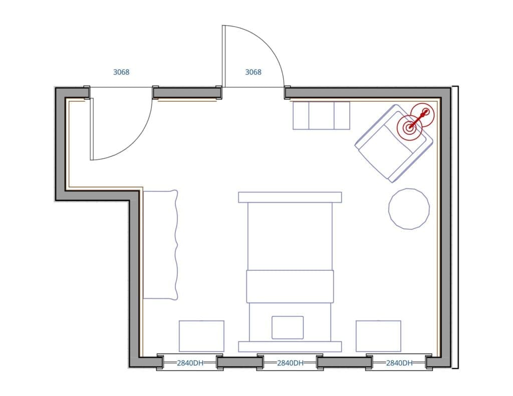 guest room layout